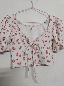 Aesthetic Puff Sleeves Top 💗💌