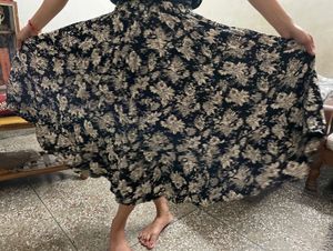 Floral Print Skirt