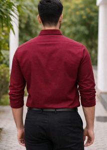 Maroon Casual Shirt