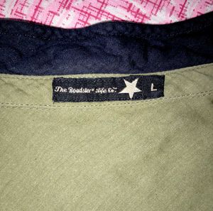 Roadster Reversible Shirt (Olive Green &amp; Black)