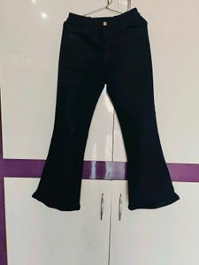 Black Flared Jeans