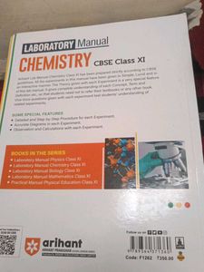 CBSE Class XI Chemistry Lab Manual