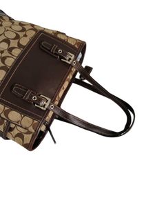 Authentic Coach Signature Shoulder Tote Bag