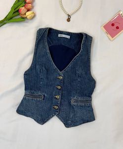 ZARA denim vest