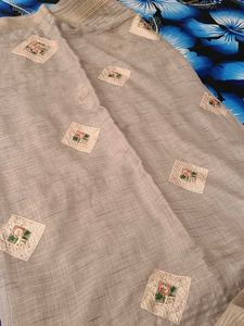 Elegant Linen Saree