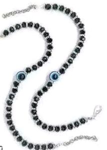 Evil Eye Silver Payal ( Pack Of 2)
