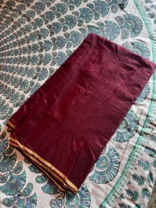 Maroon Saree