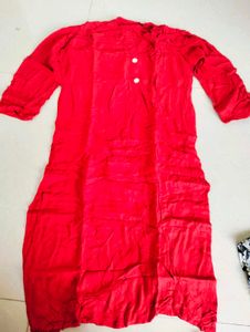 Red Kurti Tunic
