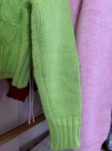 Green Knit Cardigan