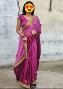 Sale✨Double Shaded Saree With Blouse