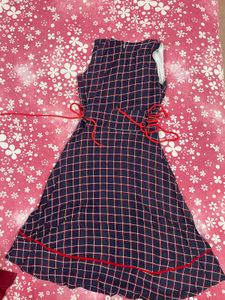 Girls&#39; Plaid A-Line Dress