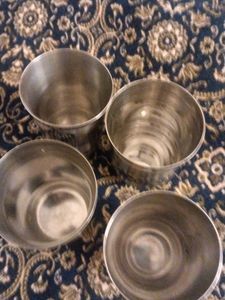 Steel glasses - Set of 4