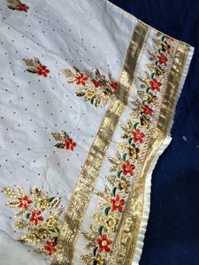 Elegant White Embroidered Salwar Kameez