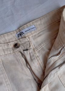 Beige Cargo Pants