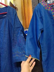 Denim Kurti Combo✌️