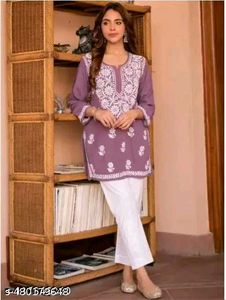 Elegant Purple Kurta