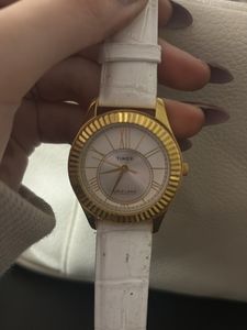 Stylish Gold &amp; White Watch