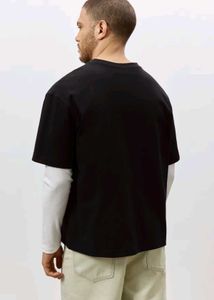 Unisex Oversized Black Tee 240GSM