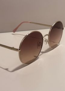 MINISO round rose‑tinted sunglasses