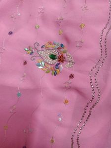 Pink Festive Season Saree