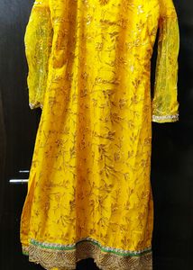 Beautiful Haldi Mehandi Sharara Suit