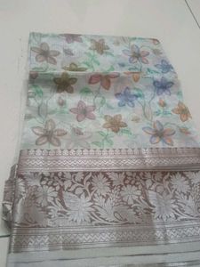 Floral Print Saree