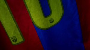 Barcelona Football Jersey (Messi )