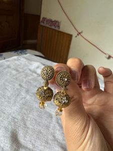 Assorted Jhumka Earrings - 6 Pair
