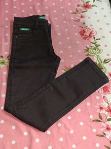 Dark Gray Denim Jeans