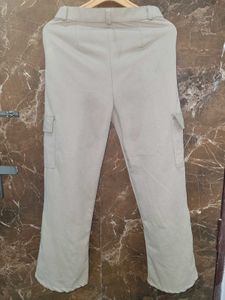Beige Cargo Pants