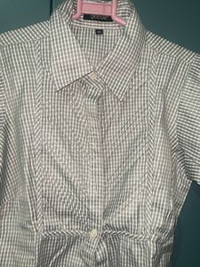 Striped short sleeve shirt