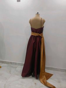 Elegant Maroon Gown