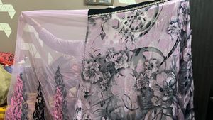 Ready To Wear Net Saree