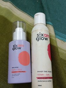 Sixam Glow Skincare Set...Toner Nd Vitamin C Serum