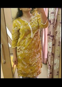 Floral Print Kurta