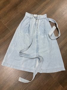 Denim A-Line Skirt