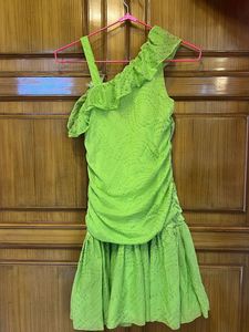 Green Sparkly Mini Dress