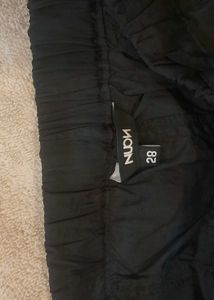 NUON bow detail parachute pants