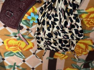 Chic Animal Print Mini Dress