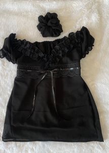 Pinterest dark core babydoll top🖤✨