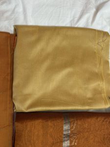 Brown Banarasi Dress Material