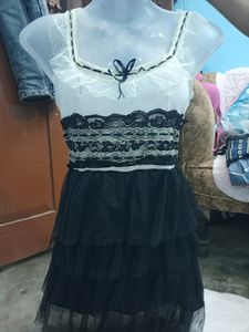 Mini Net Dress 34 Size