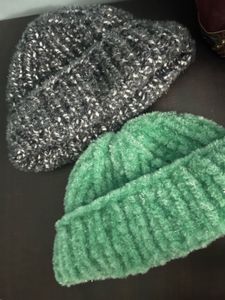 Cozy Hand Knit Beanies - 2 Pack