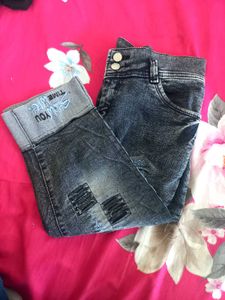 Knee Length -Jeans  , Small Size
