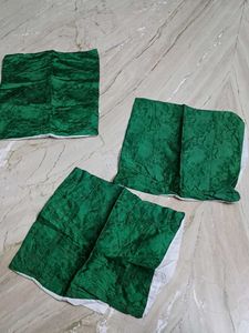 3 Square Pillow Covers Set