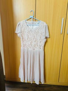 Cute And Casual Peach Dress