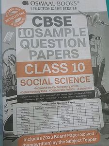 CBSE 10 Sample Question Papers Class10