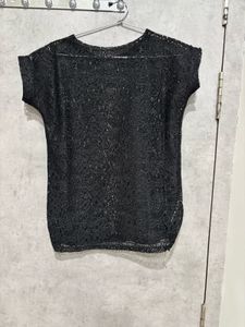 Elegant Black Lace Top