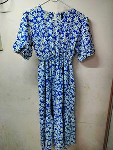 Blue Floral Dress