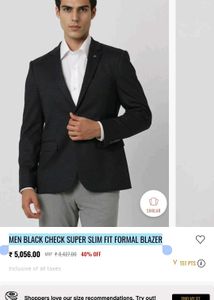 Men&#39;s Dark Grey Blazer